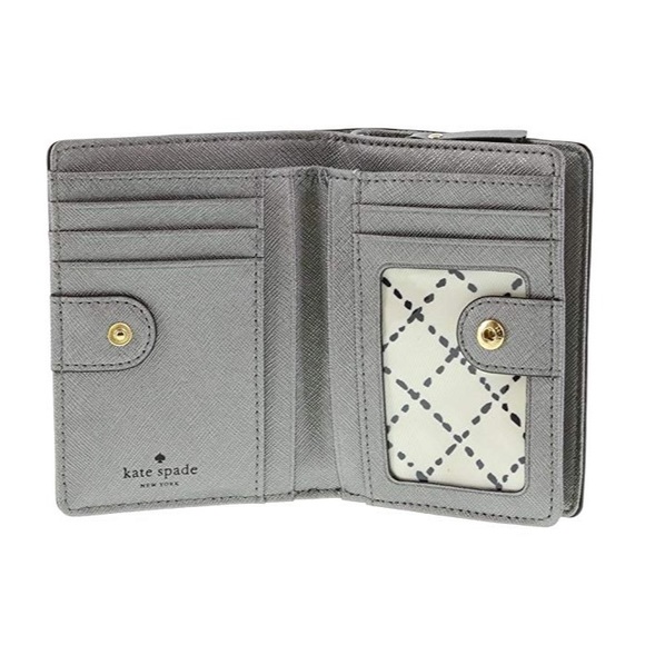 NWT KS Cara Newbury Lane Wallet in Silver - Picture 3 of 6